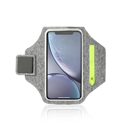 Running phone armband and wrist sleeve for sports and workouts
