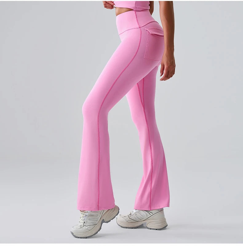Women’s Flared Yoga Pants – High-Waist Bell-Bottom Leggings