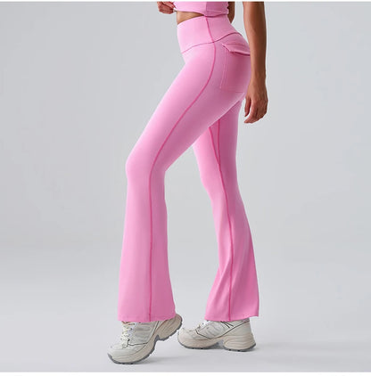 Women’s Flared Yoga Pants – High-Waist Bell-Bottom Leggings