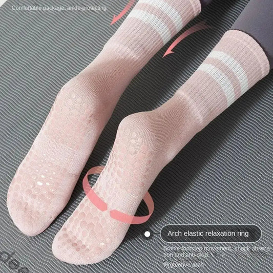 Sports Socks  Non-slip Silicone Indoor Fitness n
