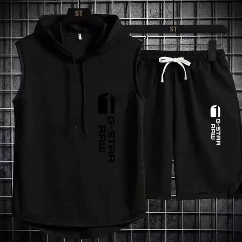 Summer Sports Tracksuit Two-Piece Set
