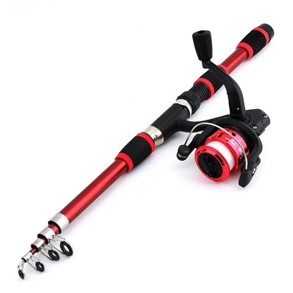 Complete Telescopic Fishing Rod Kit