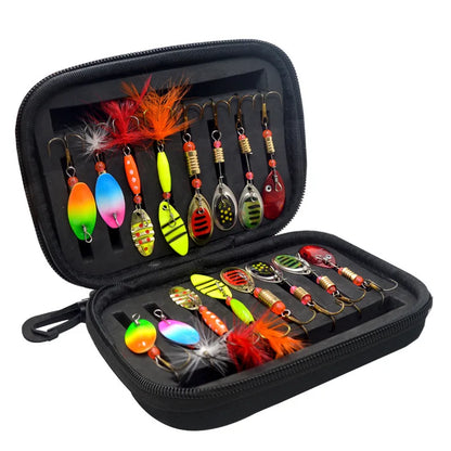 Metal Spoon Spinner Lure Set