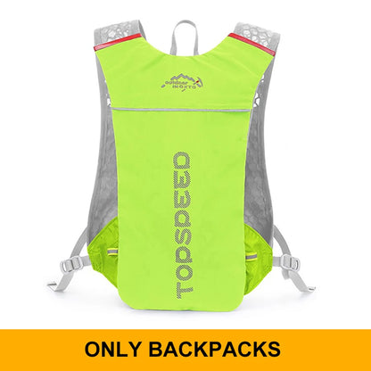 5L ultralight hydration running vest with 500ml bottle for trail and marathon