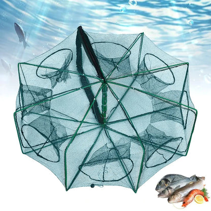 Collapsible Multi-Entry Fishing Trap