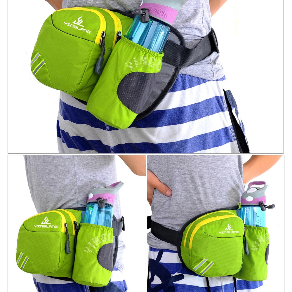 Multi-Pocket Water Bottle Fanny Pack