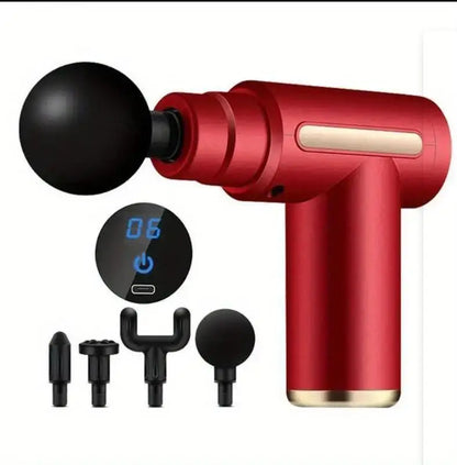 Mini portable massage gun for deep muscle recovery