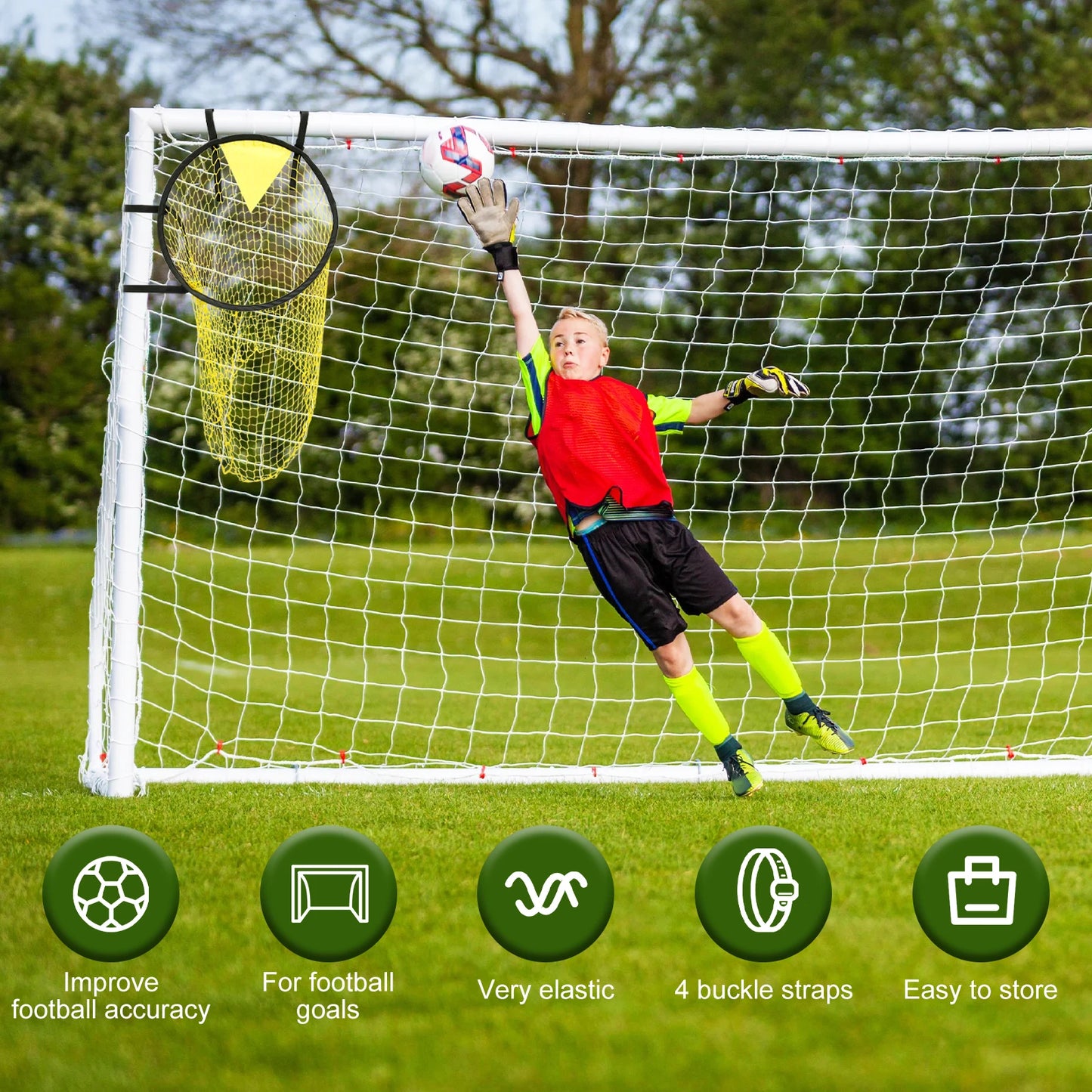 2pcs Foldable Football Training Net