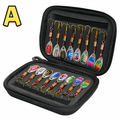 Metal Spoon Spinner Lure Set