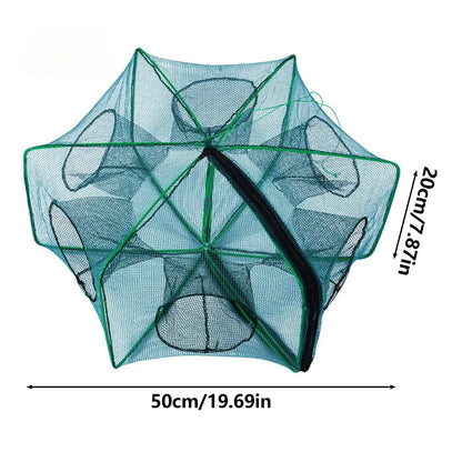 Collapsible Multi-Entry Fishing Trap