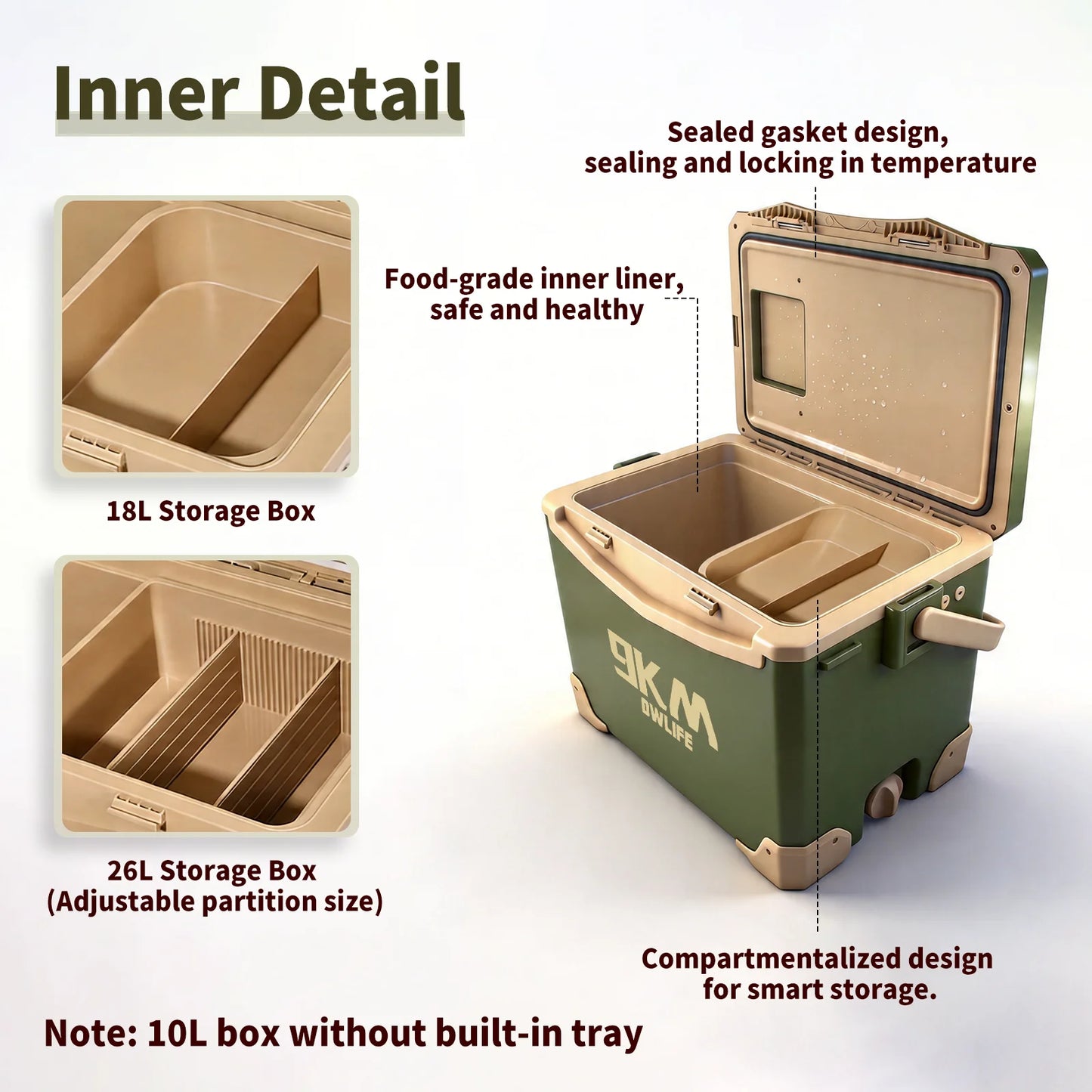 Insulated Fishing Cooler Ice Box