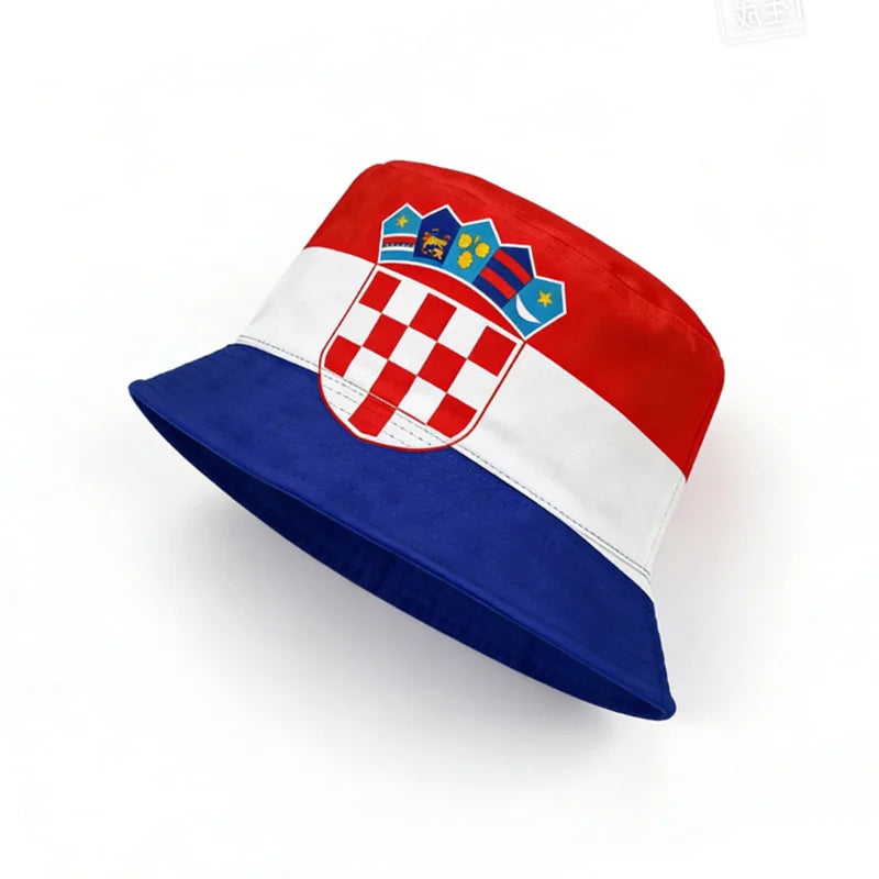 Reversible National Flag Bucket Hat