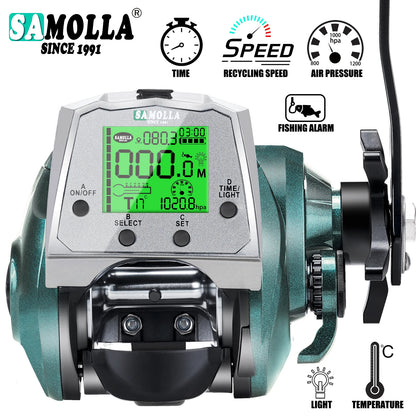 Electronic Fishing Reel USB Charging