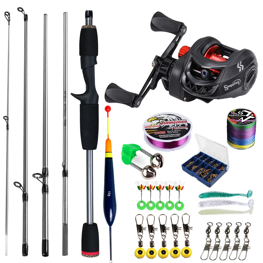 Baitcasting Rod and Reel Combo