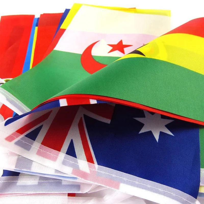 World Nations String Flag Banner