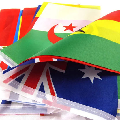 World Nations String Flag Banner