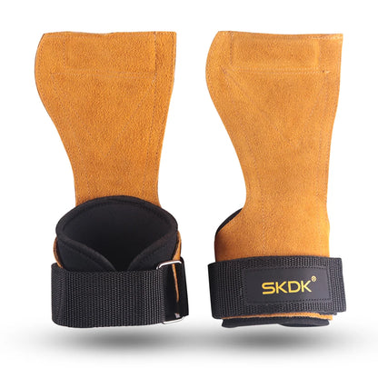 Cowhide Weightlifting Gym Grips
