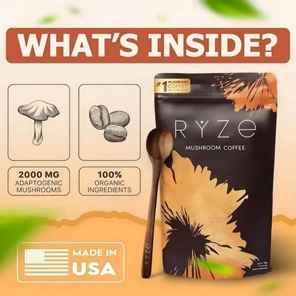 2x Organic Mushroom Coffee 30-Serving