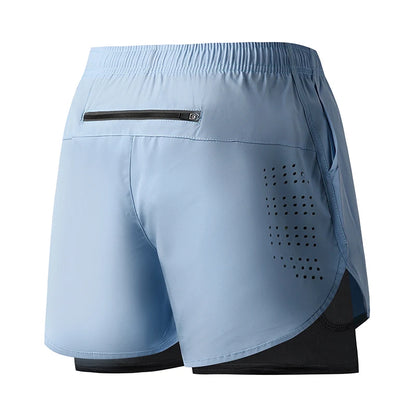 Quick-Dry Double Layer Running Shorts
