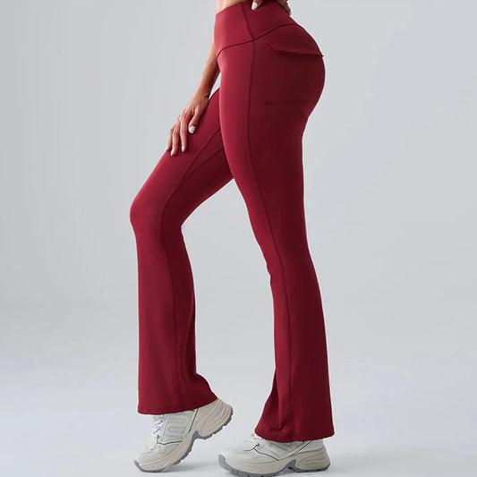 Women’s Flared Yoga Pants – High-Waist Bell-Bottom Leggings