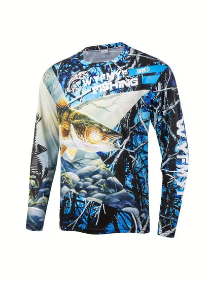 Men's Outdoor Long Sleeve Fishing Shirt