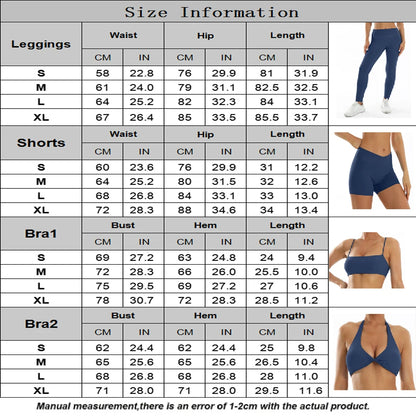 3PCS Women’s Yoga Set – Sports Bra, Leggings & Gym Outfit