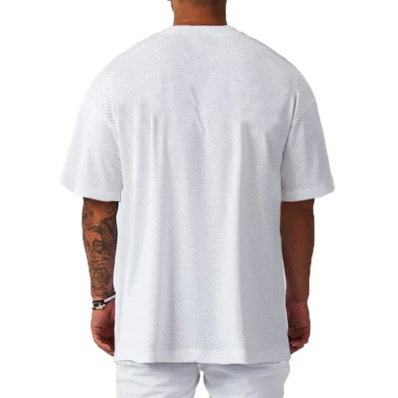Men’s Oversized Mesh Gym T-Shirt