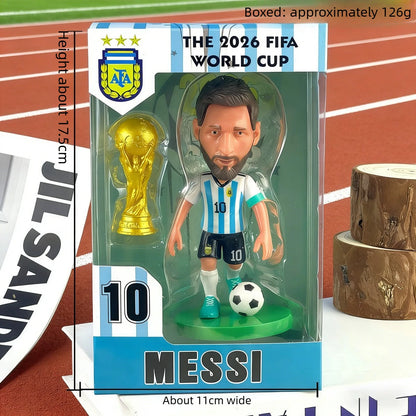 Collectible Soccer Star Figurines Set
