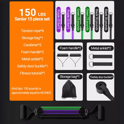 Resistance Bands Multi-Function Muscle Training Kit
