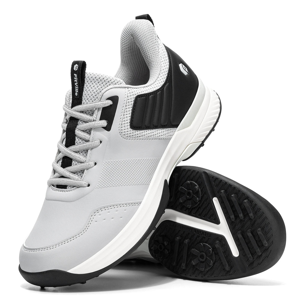 Men's Extra Wide Spiked Golf Shoes