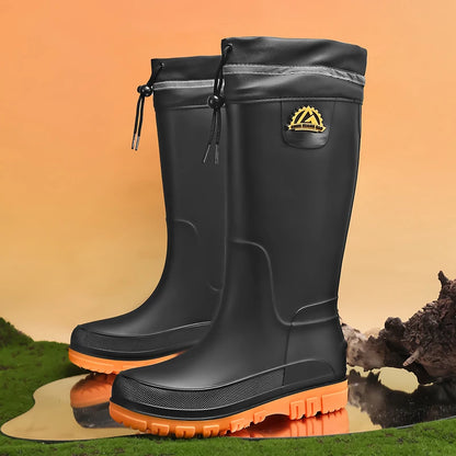 Men's Fleece-Lined Rain Boots