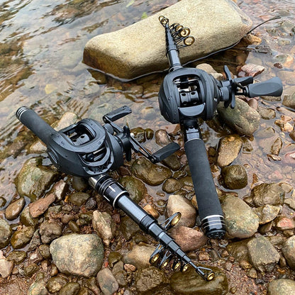 Portable Telescopic Fishing Rod Kit