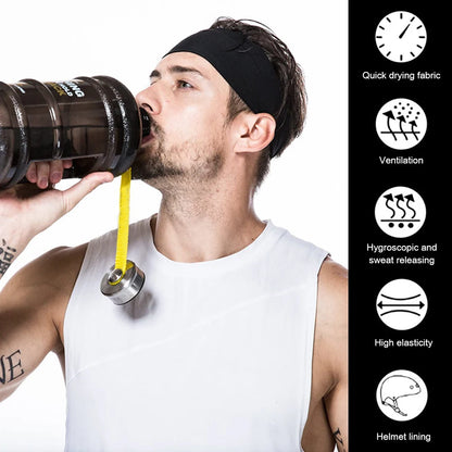 Elastic Sports Fitness Sweatband Headband
