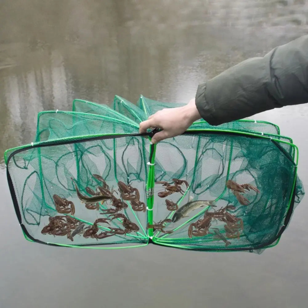 Foldable Nylon Fishing Net Trap