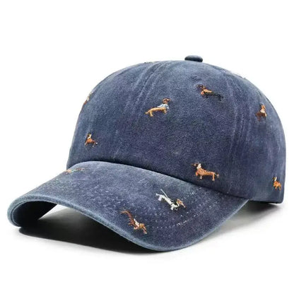 Dachshund Embroidered Adjustable Baseball Cap