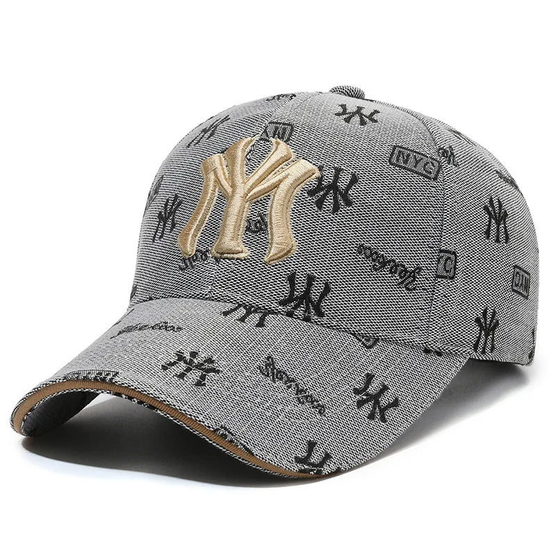 MY Letter Embroidered Baseball Cap