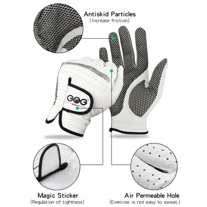 Pure Sheepskin Anti-Slip Golf Gloves