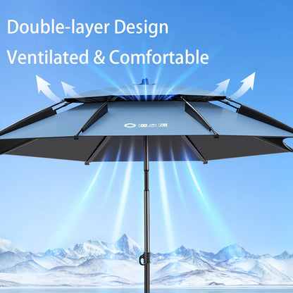 360° Adjustable Double Layer Umbrella