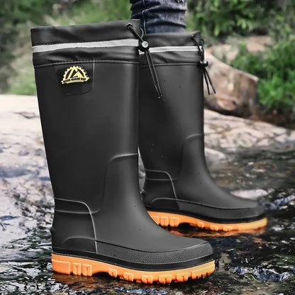 Men's Fleece-Lined Rain Boots