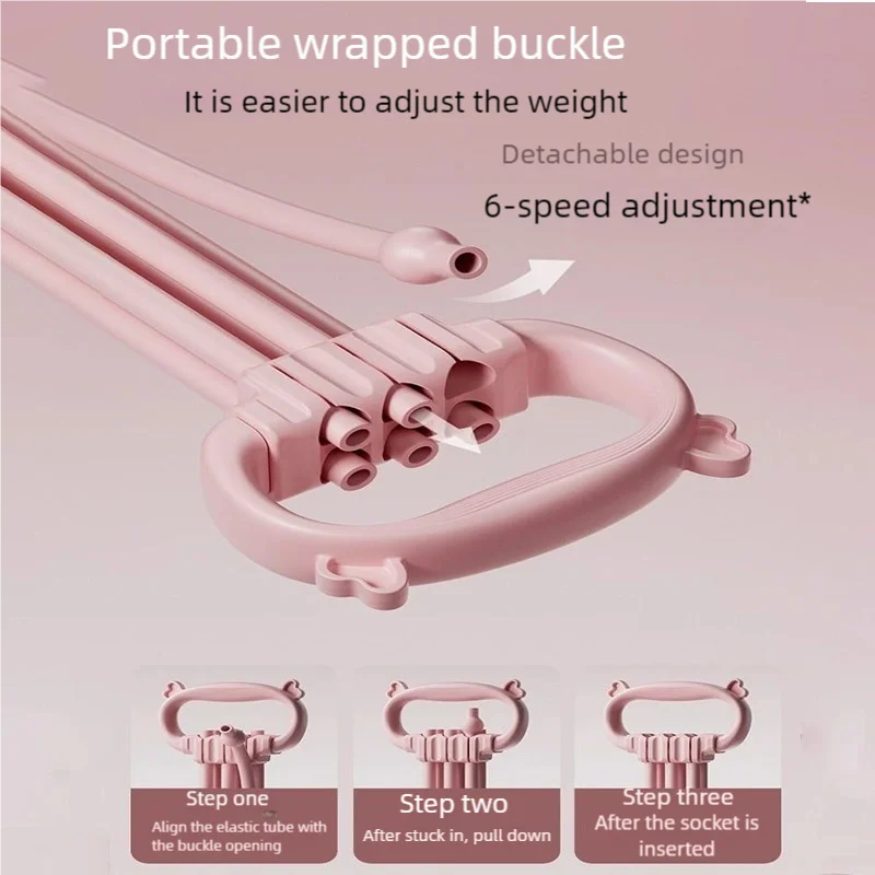 Adjustable Yoga Stretch Band Six-Rope