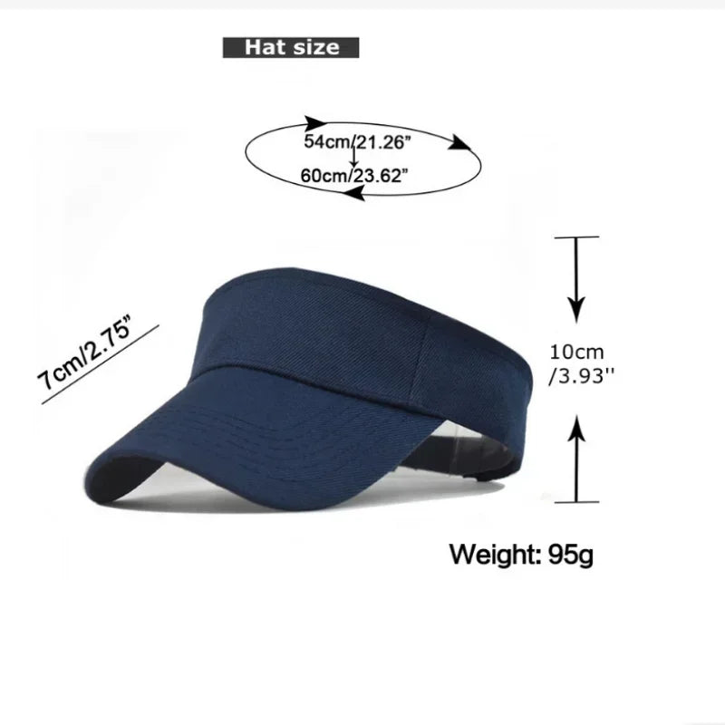 Denim Sports Sun Visor Cap