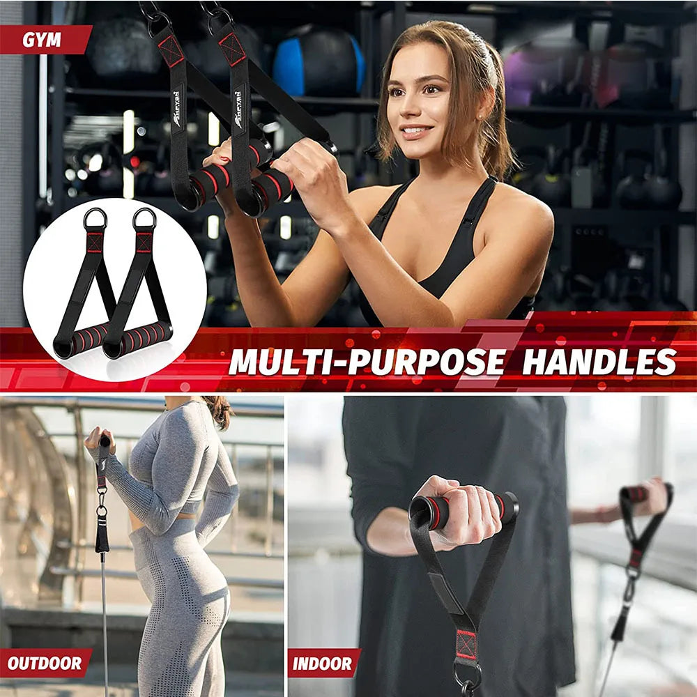 Tricep Pull Rope Push/Pull Gym Cable Attachment