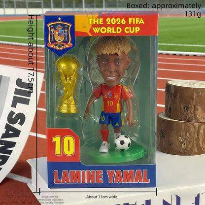 Collectible Soccer Star Figurines Set