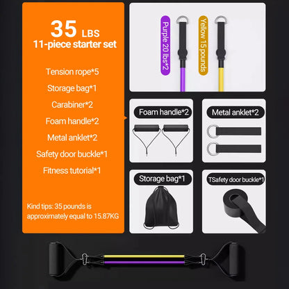 Resistance Bands Multi-Function Muscle Training Kit