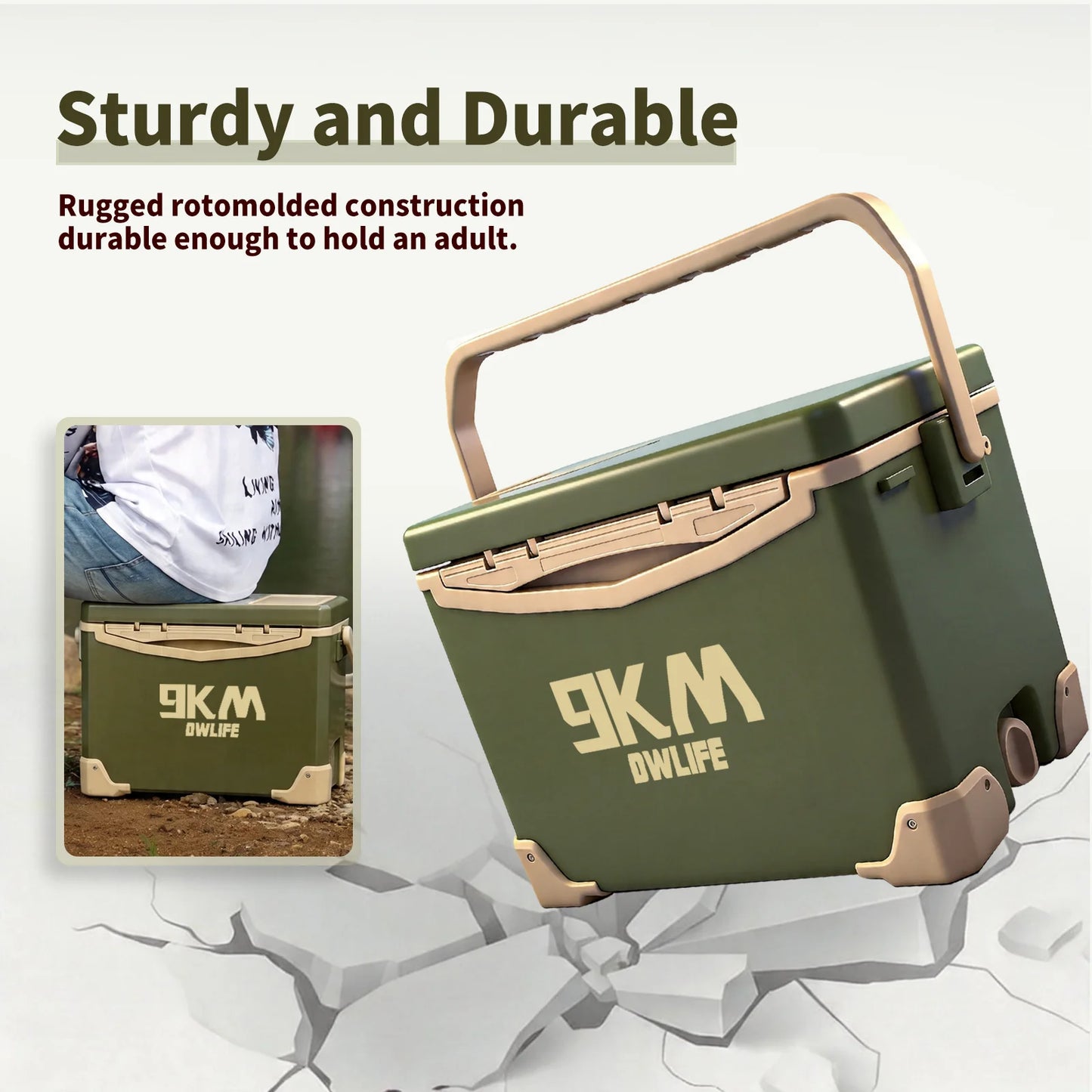 Insulated Fishing Cooler Ice Box