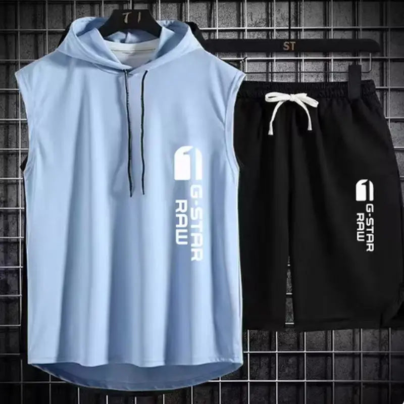 Summer Sports Tracksuit Two-Piece Set