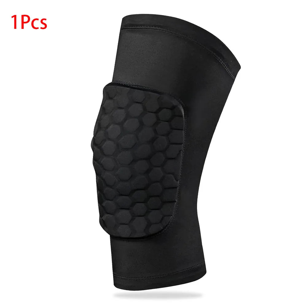 Honeycomb Padded Knee Compression Sleeve