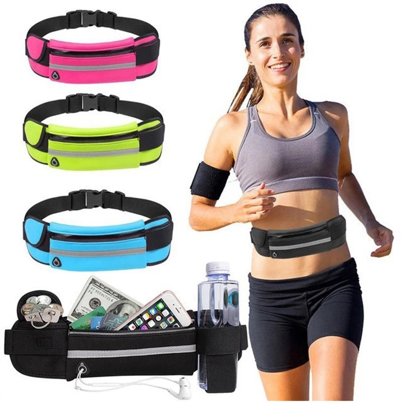 Sports waist bag for running, cycling, and gym – fits phones and essentials