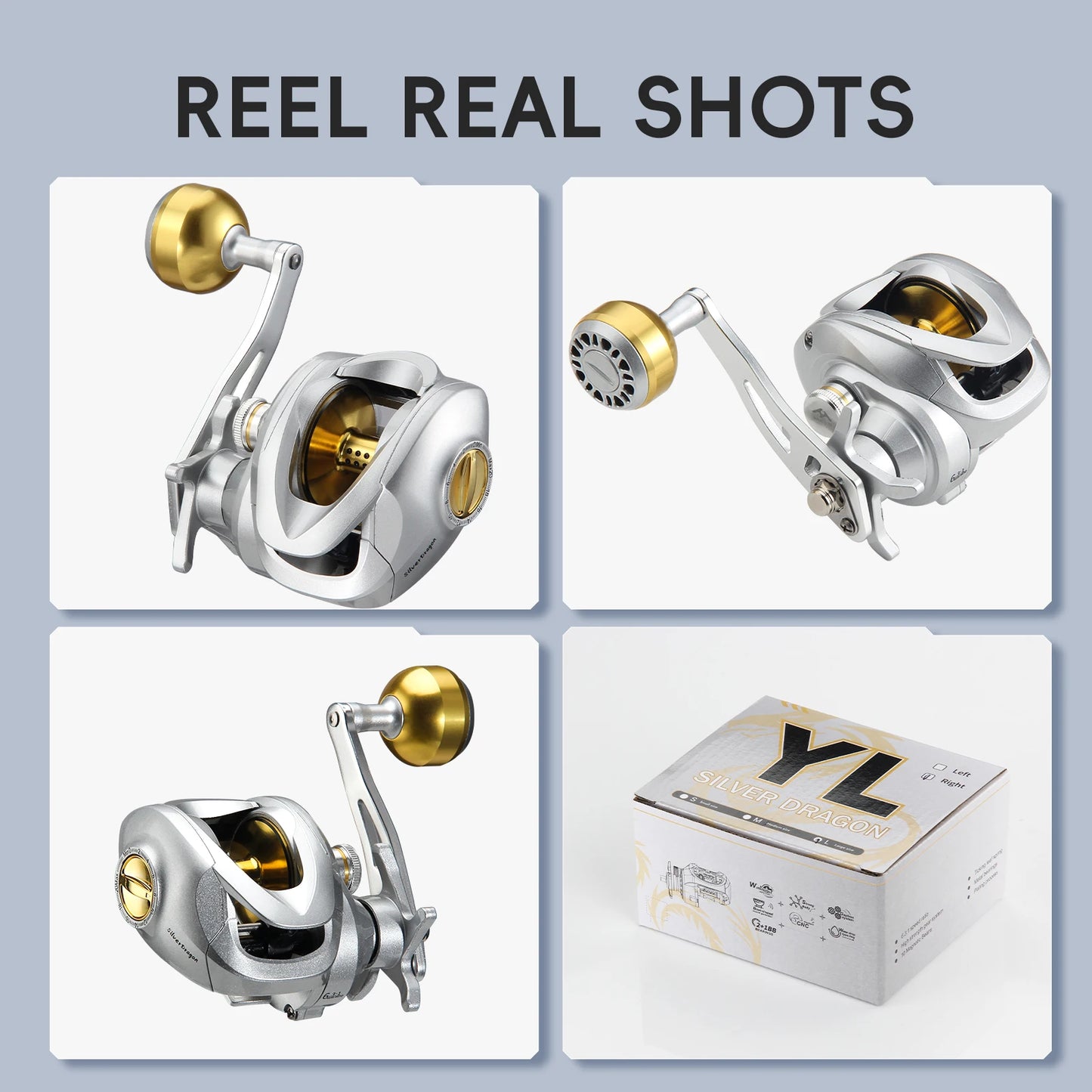 Metal Baitcasting Reel High Speed