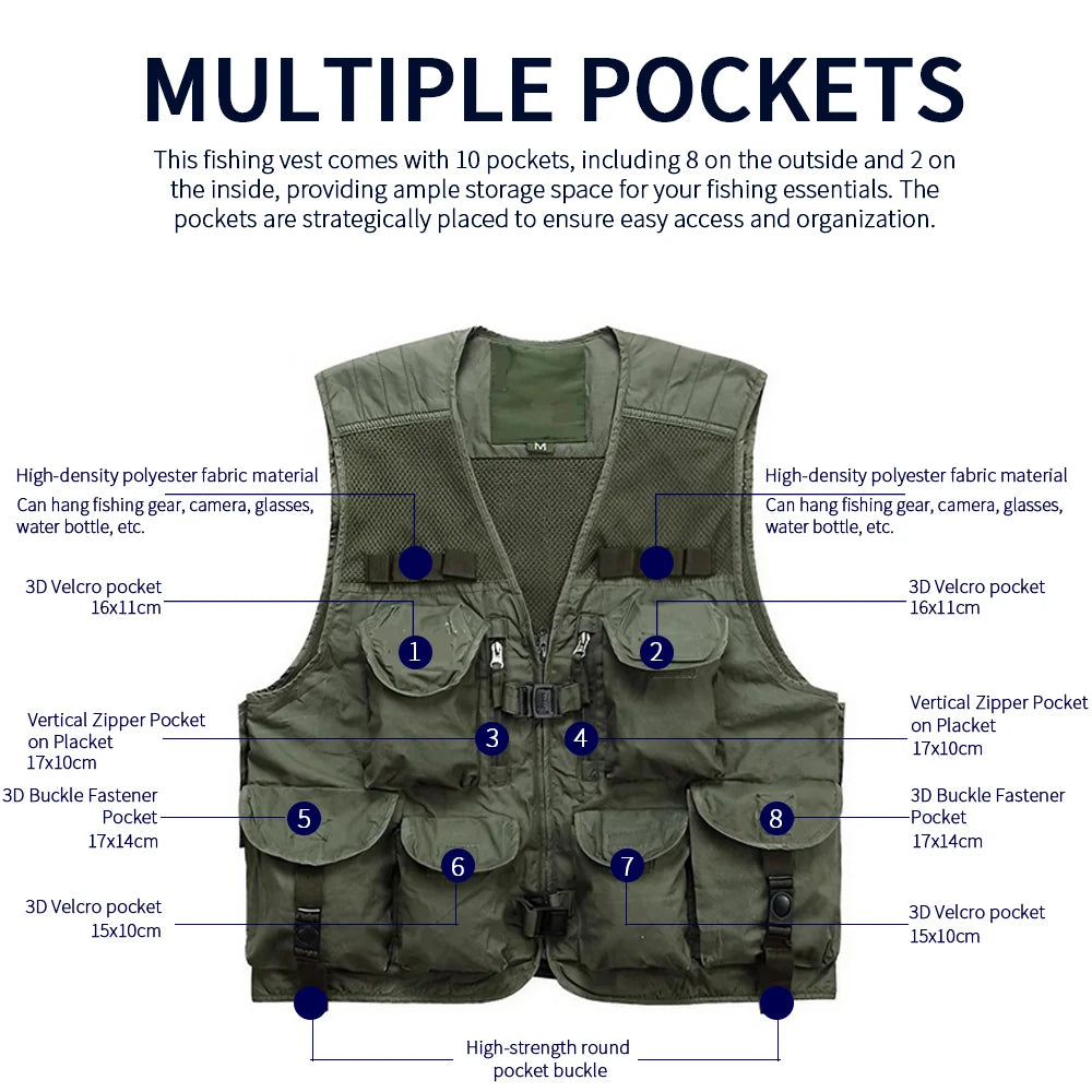 Premium Cotton Fishing Vest